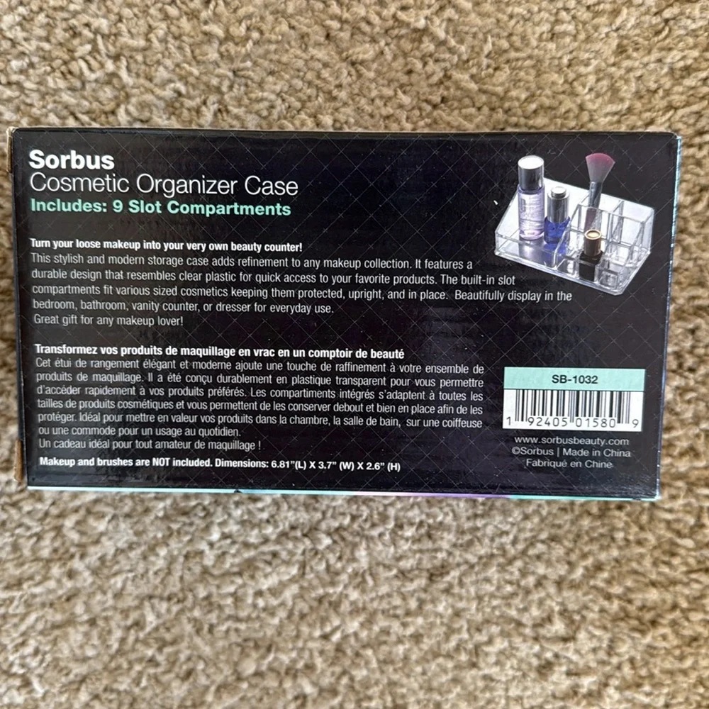Sorbus Cosmetic Organizer Case
